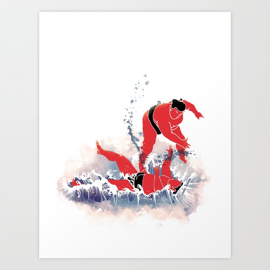 SLAM! Art Print