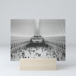 Oculus | New York City, Black and White Film Photography Mini Art Print