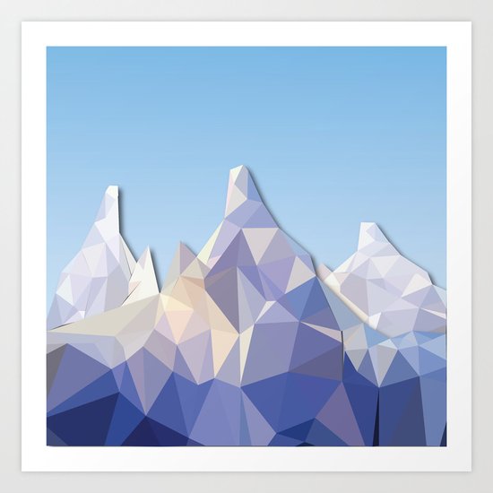 Night Mountains No. 37 Art Print