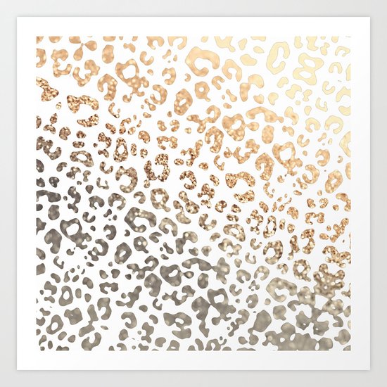 GOLD LEO Art Print