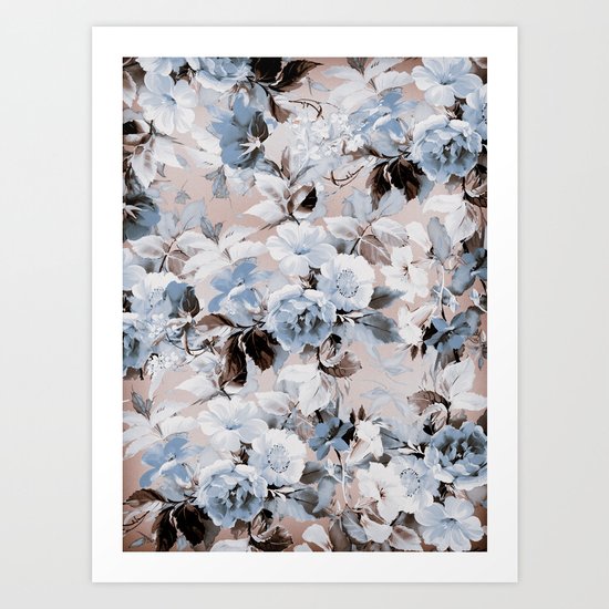 FLORAL PATTERN 10 Art Print