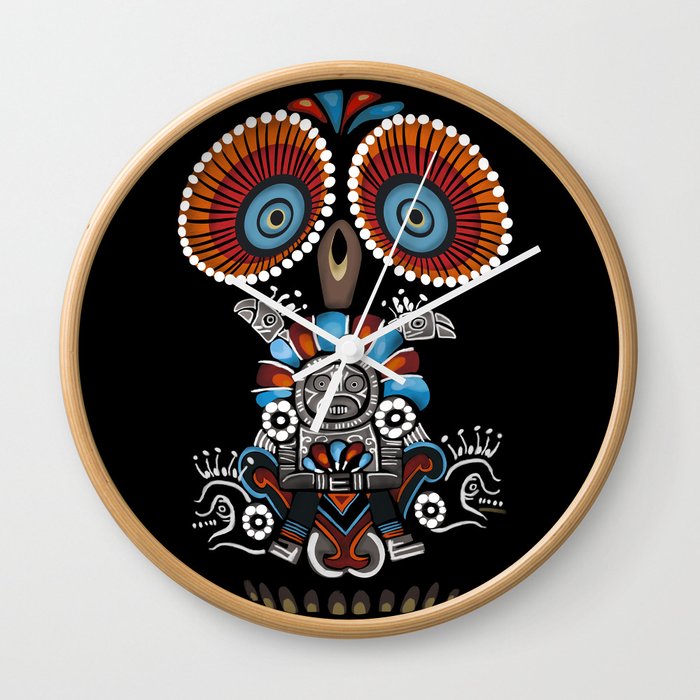 Mexican Owl Wall Clock