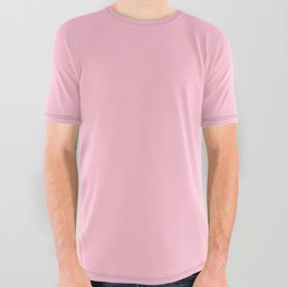 Baby Pink All Over Graphic Tee