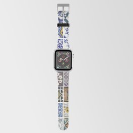 Traditional tiles from facades of old houses in Porto, Portugal Apple Watch Band
