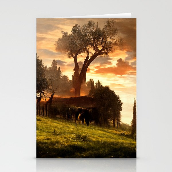 Landscapes of Tuscany Stationery Cards
