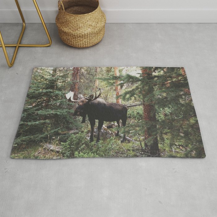 The Modest Moose Rug