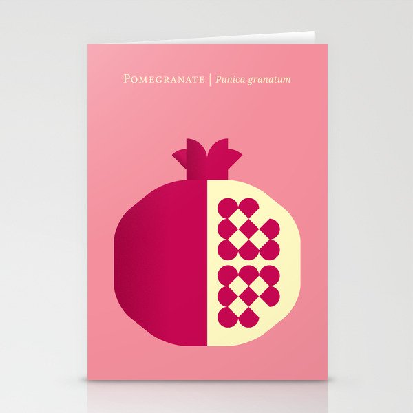 Fruit: Pomegranate Stationery Cards