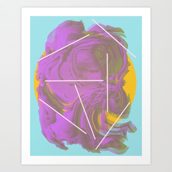 I Don't Want To Wait | Abstract Art Art Print