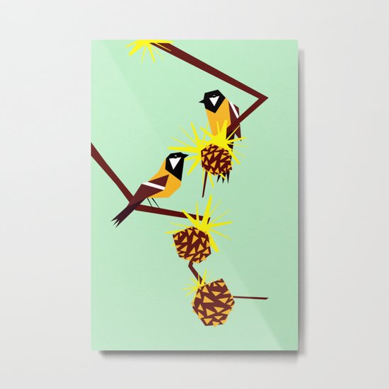 2 little birds Metal Print