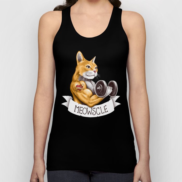 Meowscle Tank Top