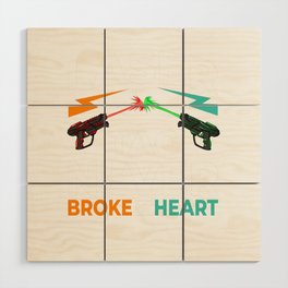 Laser Tag Game Outdoor Indoor Player Wood Wall Art