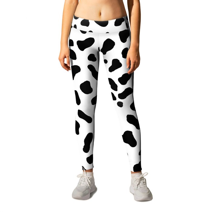 Cow clearance pattern leggings