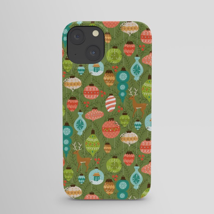 Mid Century Ornaments - Traditional iPhone Case