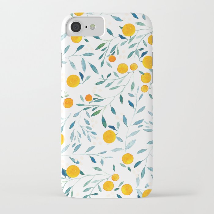 orange tree iphone case