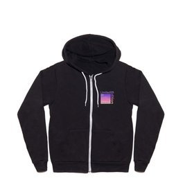 38 Year Old Gift Gradient Limited Edition 38th Retro Birthday Full Zip Hoodie
