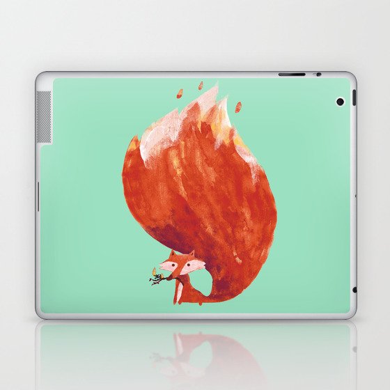 Kitsune (Fox of fire) Laptop & iPad Skin