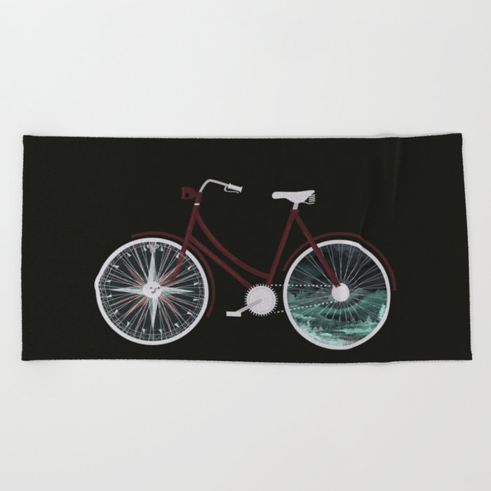 Cycle Adventure Beach Towel