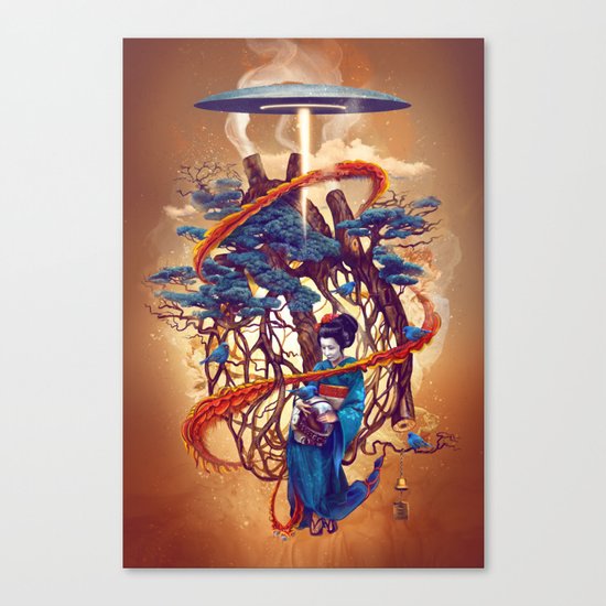 Pine container Canvas Print