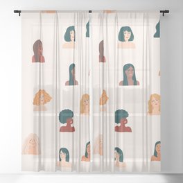Women Sheer Curtain