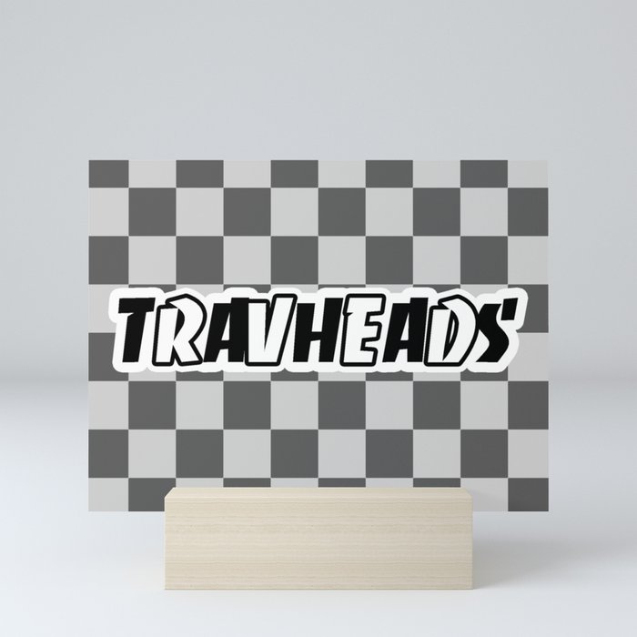 Travheads Checker Mini Art Print