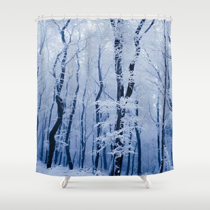 Winter Scene 3118 3 Shower Curtain By Mayalova17 Society6