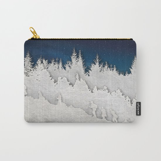 A Snowy Hike Carry-All Pouch