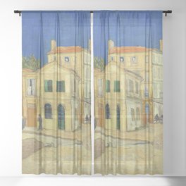 The Yellow House Sheer Curtain