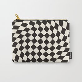 Black&White Checker Carry-All Pouch