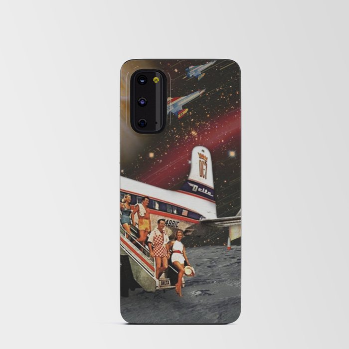 moon landing Android Card Case