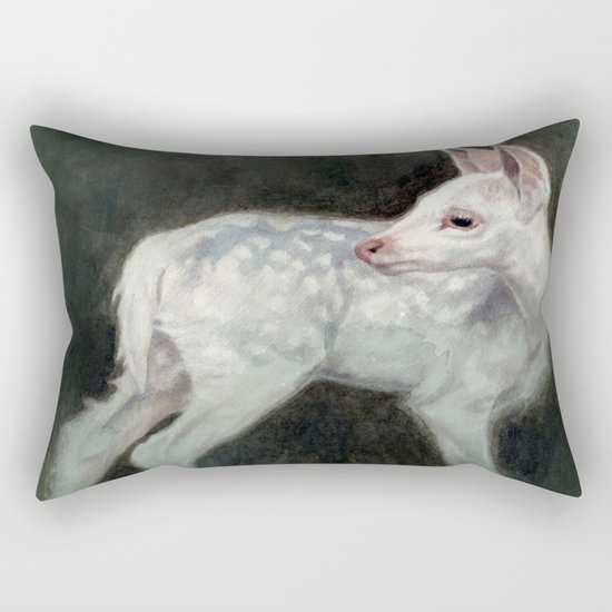 A Forest Ghost Rectangular Pillow