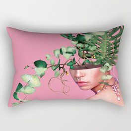 Lady Flowers VI Rectangular Pillow