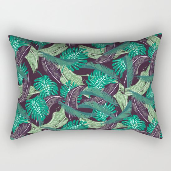 Tropical leaves I Rectangular Pillow