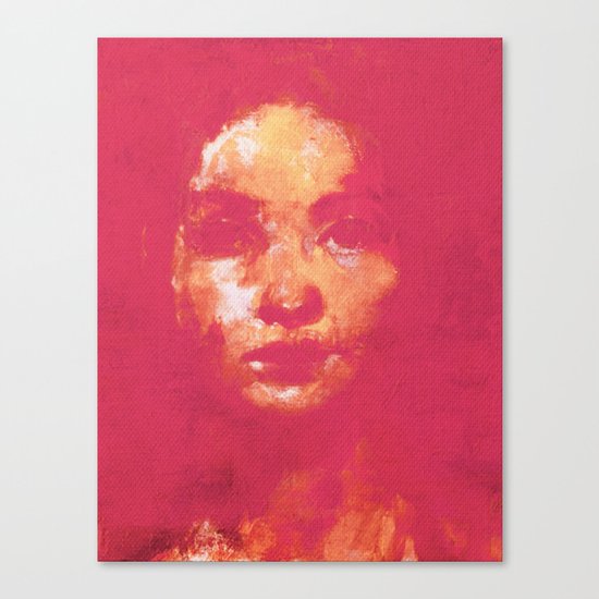 Colorful Woman 3 Canvas Print