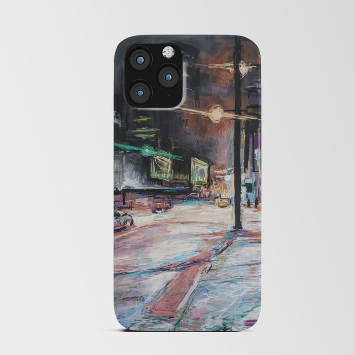 "Denver at Night" by Collin Cessna  iPhone Card Case