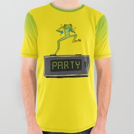Party Frog All Over Graphic Tee