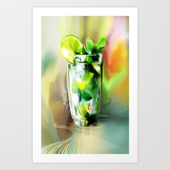 cocktail Art Print
