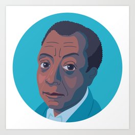 Queer Portrait - James Baldwin Art Print