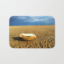 Brazil Photography - Seashell Laying On The Open Beach Bath Mat