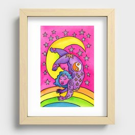 The Pistils - Moon Pose Recessed Framed Print