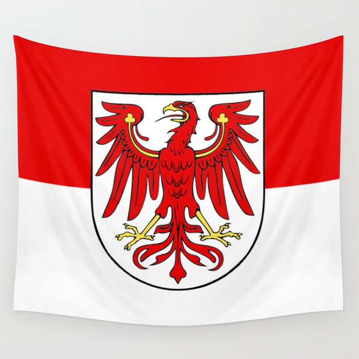 Flag of brandenburg Wall Tapestry