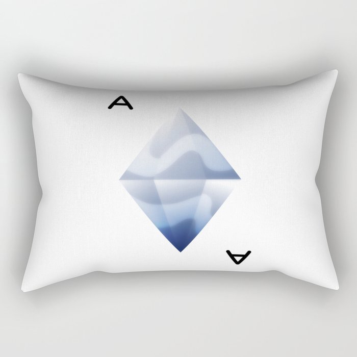 Ace of Diamonds Rectangular Pillow