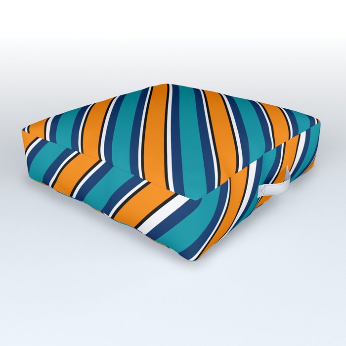 Teal Floor Cushion - Watersofthedancingsky.org