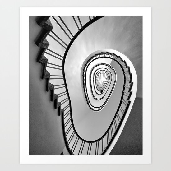 Upstairs Art Print