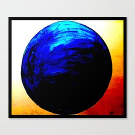 blue. blue. this world is blue. Canvas Print