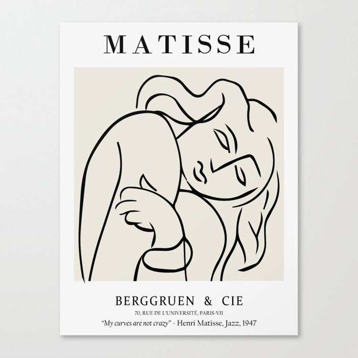 Matisse Woman Drawing - The Pasiphaë  Canvas Print
