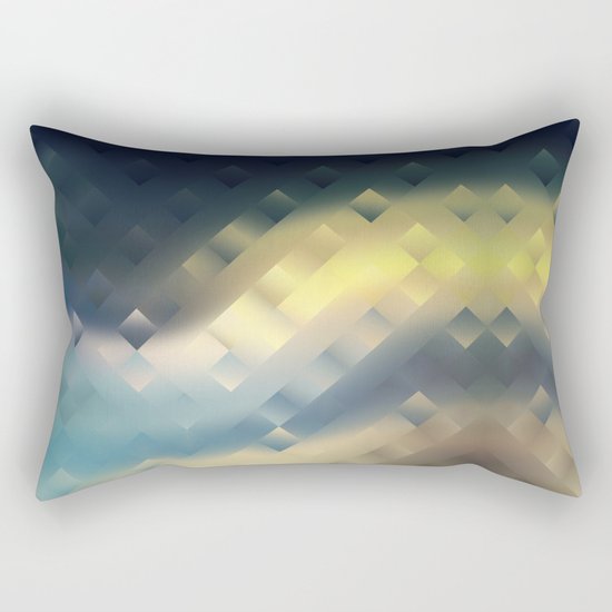 Sunrise. Colorful creative design . Rectangular Pillow