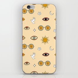 70s Retro Floral Pattern 08 iPhone Skin