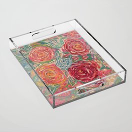 Thank Heaven for the Flowers Acrylic Tray