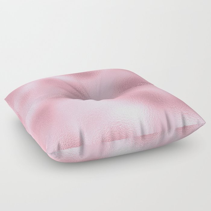 Bubble Gum Pink Texture Floor Pillow by Rose Gold Society6