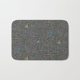 Math Lesson Bath Mat